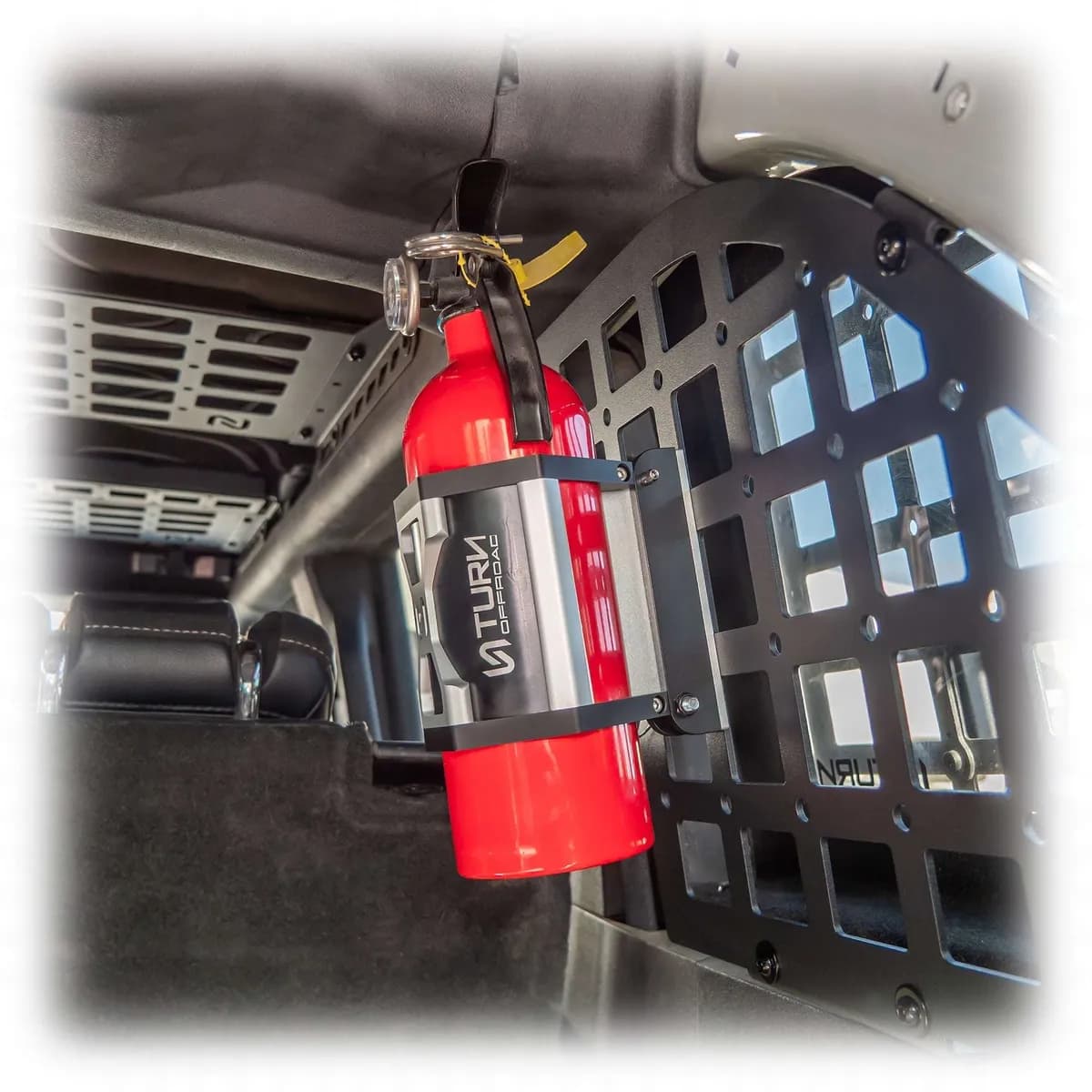 Quick Release Fire Extinguisher Mount | Universal Mount + L-Track Mounting Kit