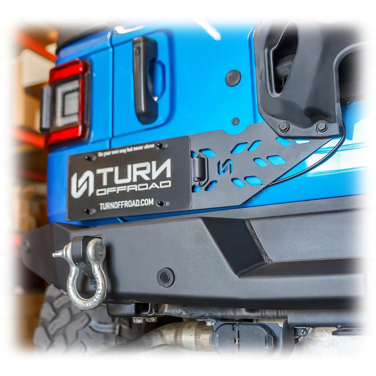 Turn Offroad License Plate Relocation Kit for Jeep Wrangler JL (2018-2026)