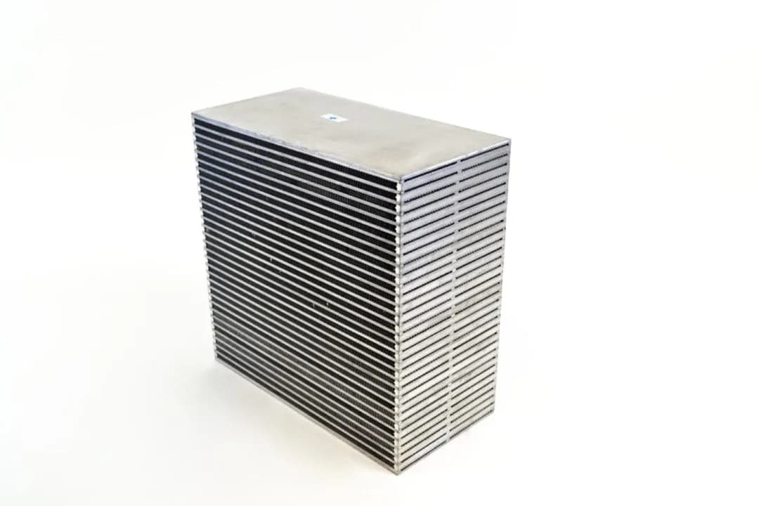 the MEGA WATERAIR BarANDplate FTtercooler core 12L x 12H x 6W