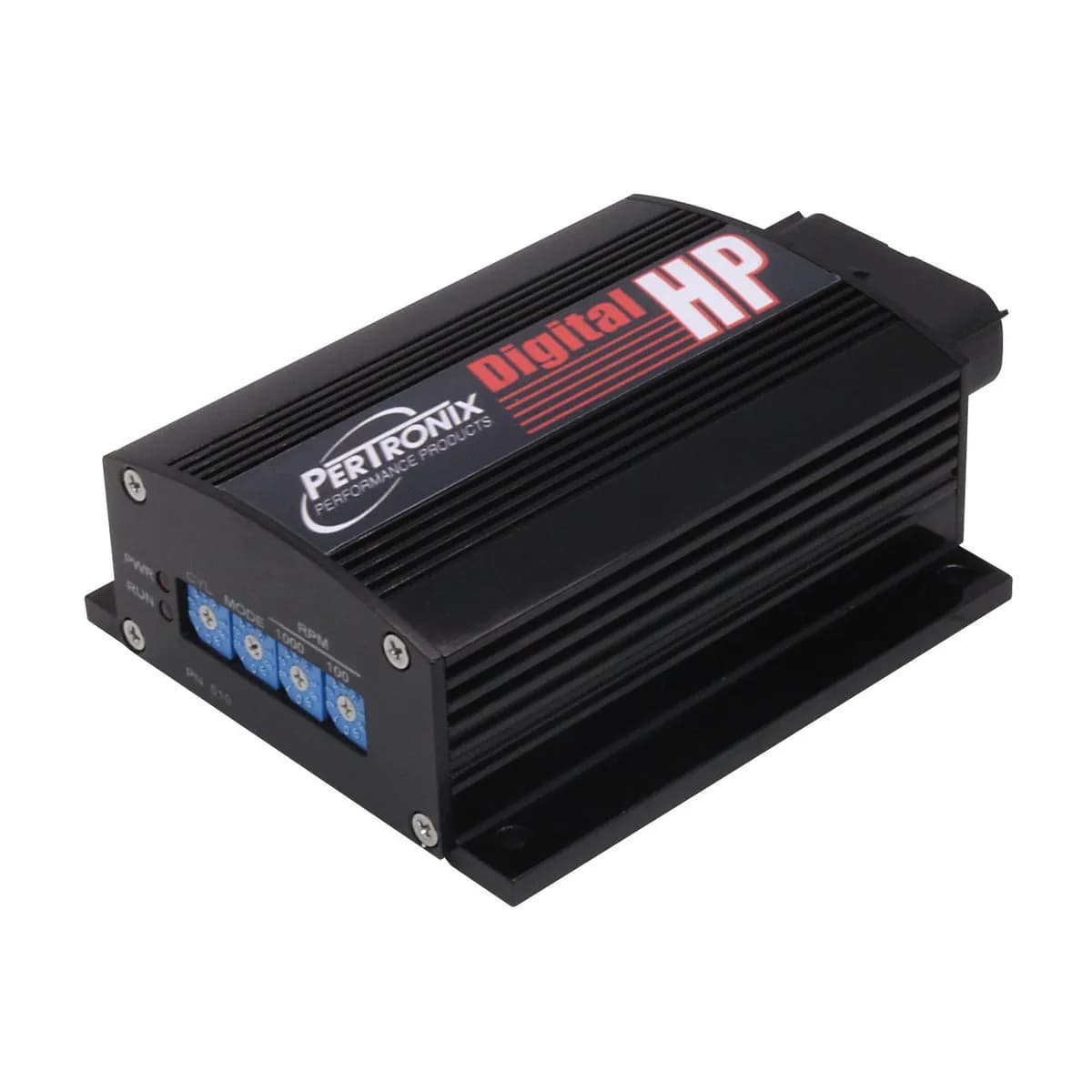 Pertronix Digital HP Ignition System. This System Features 187 Millijoules of Spark Energy, 3 Step Rev Limiter, And Multispark to Redline, All in a Ultra Small Form Factor. Black.
