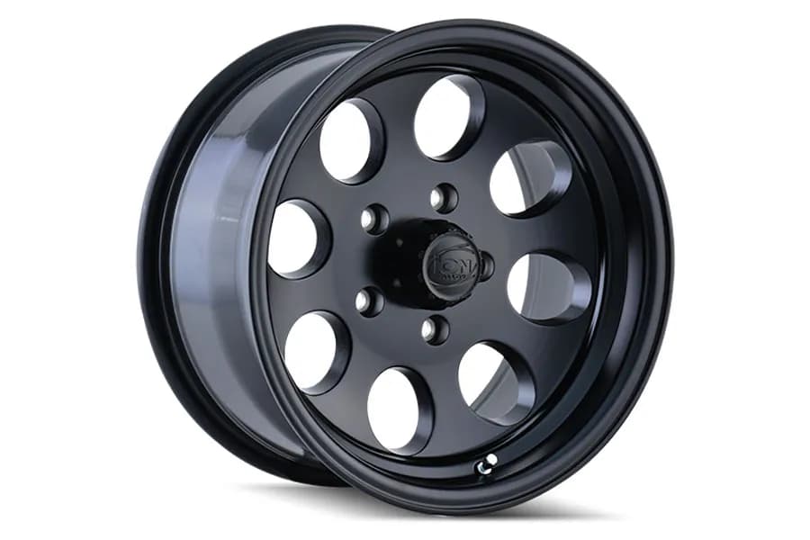 Dirty Life Ion Alloy 171 Series Wheel, 17x9 5x5 -12mm - Matte Black - JT/JL/JK