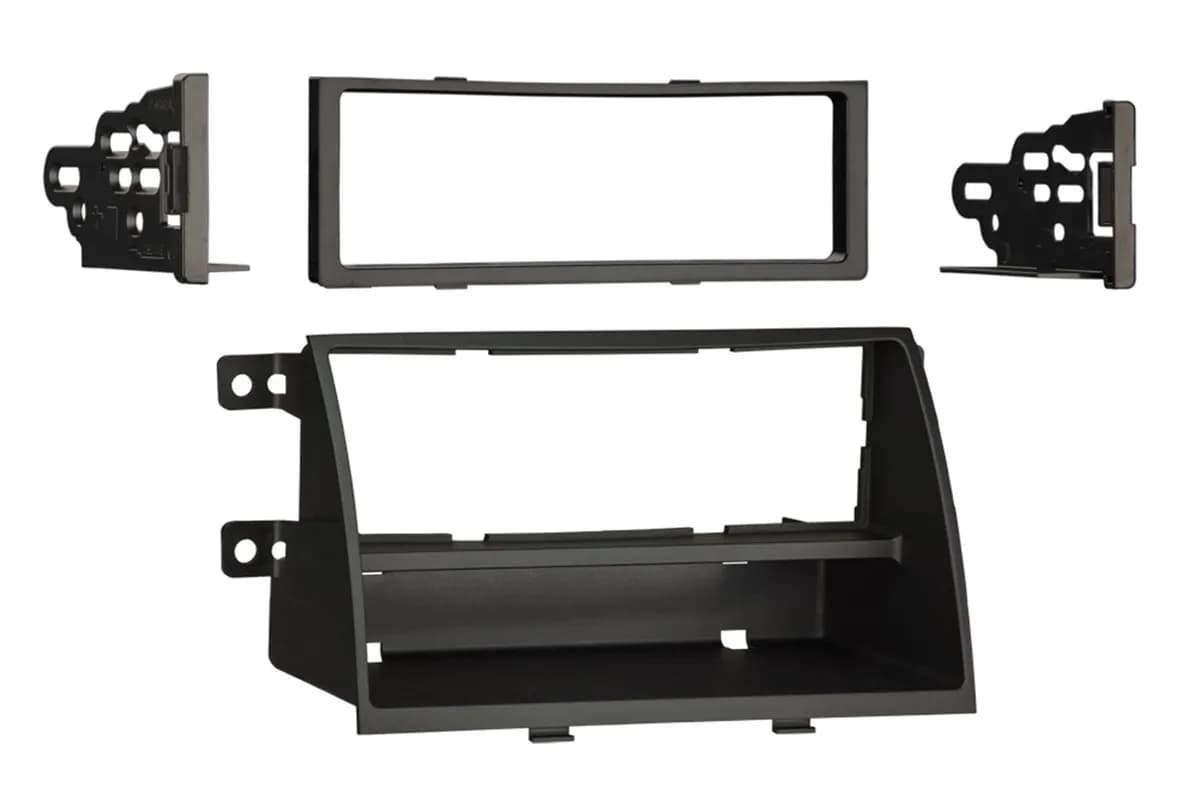 TURBOKits; Radio Installation Kit; Incl. Instructions/Hardware/Storage Pocket; For DIN; Black;