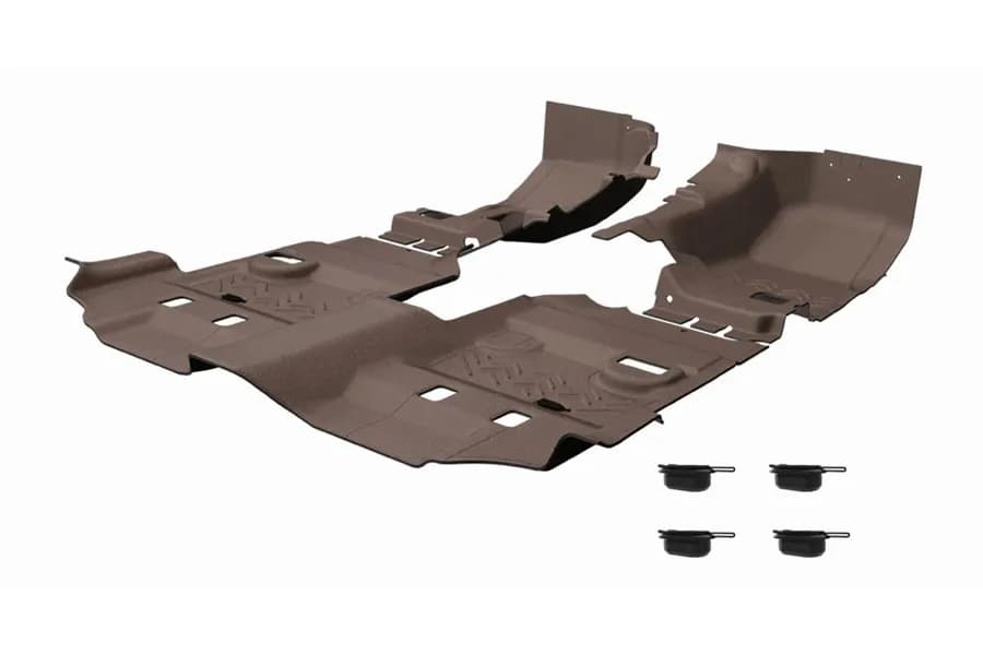 0718 Wrangler Unlimited 3pc Front And Rear Composite Flooring Desert Khaki