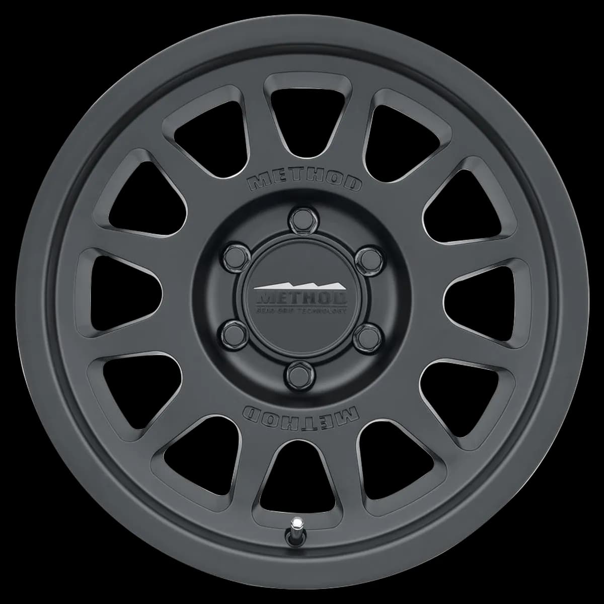Aluminum Wheels 17x8.5 Bead Grip MR703 Bolt Pattern 6 On 139.7 Offset 35 Lip Size 0.79 Matte Black MB Method