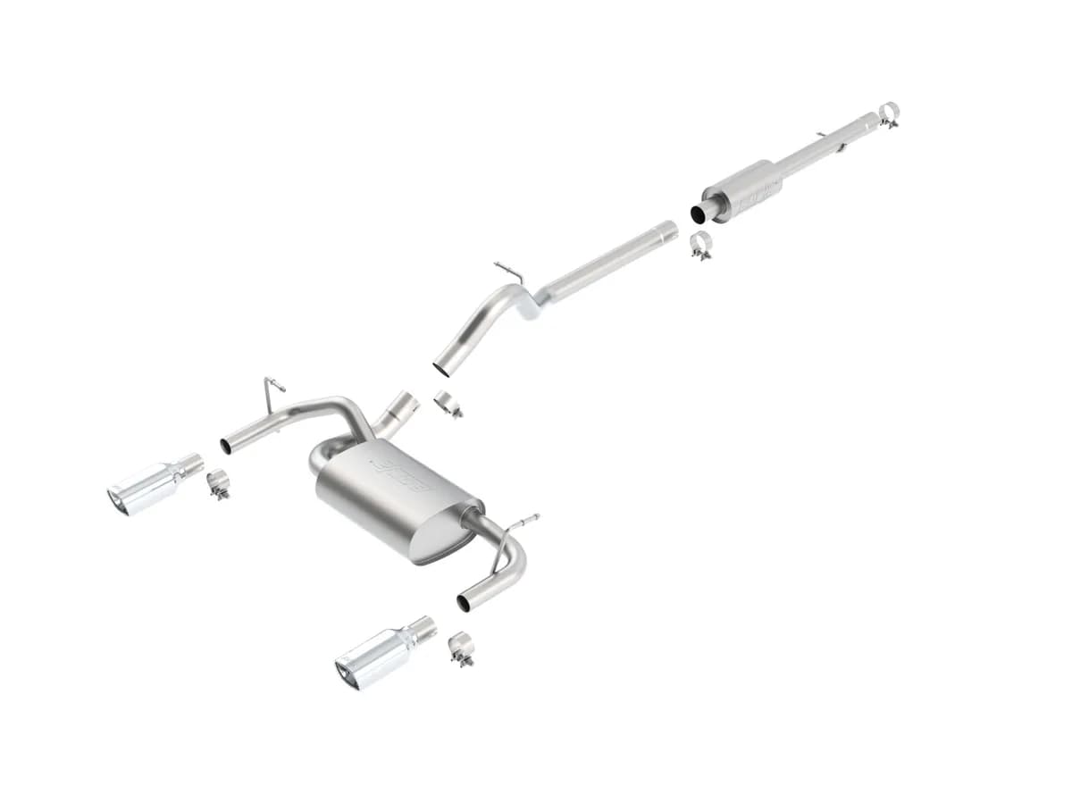 Borla Performance Touring Dual Cat-Back Exhaust System w/Polished Tip