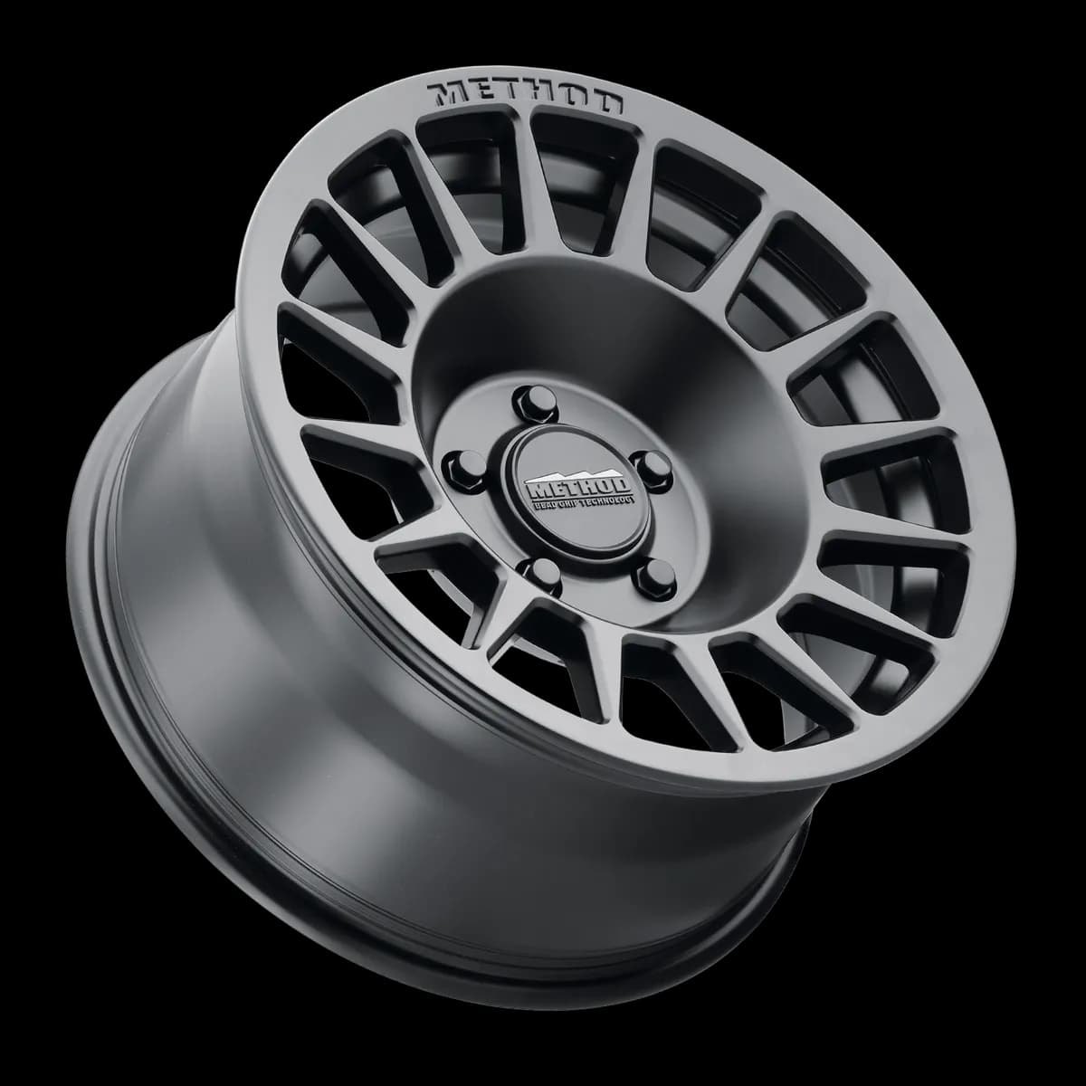 Aluminum Wheels 16x7 Bead Grip MR707 Bolt Pattern 5 On 112 Offset 30 Lip Size 0 Matte Black MB Method