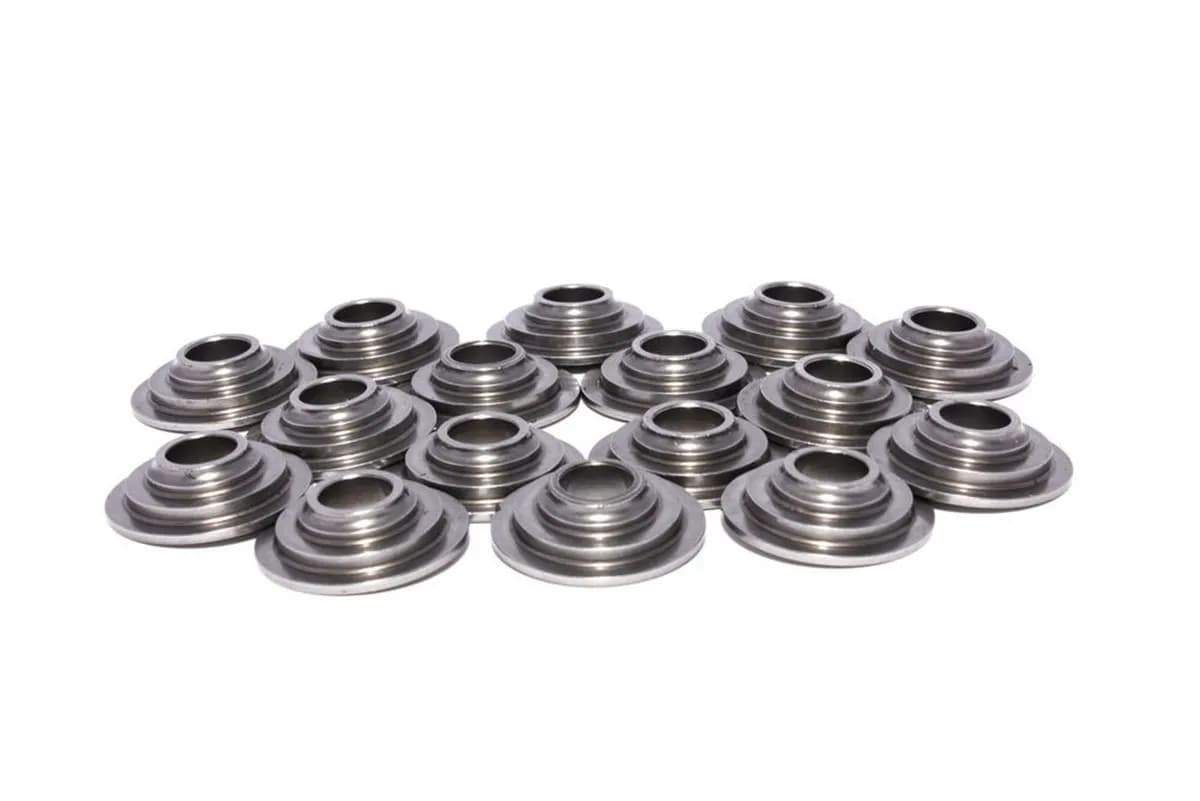 7 Tool Steel Retainer Set of 16, 11/32 Valve w/ 26926 Springs in Non-LS Engine