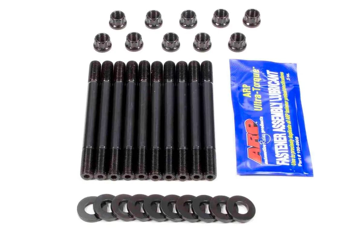 Saturn 1.9L 2-bolt main w12 in straps main stud kit
