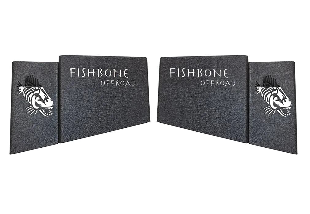 4-Door, black textured powder coat, steel, Includes all mounting hardware, Sold as a pair