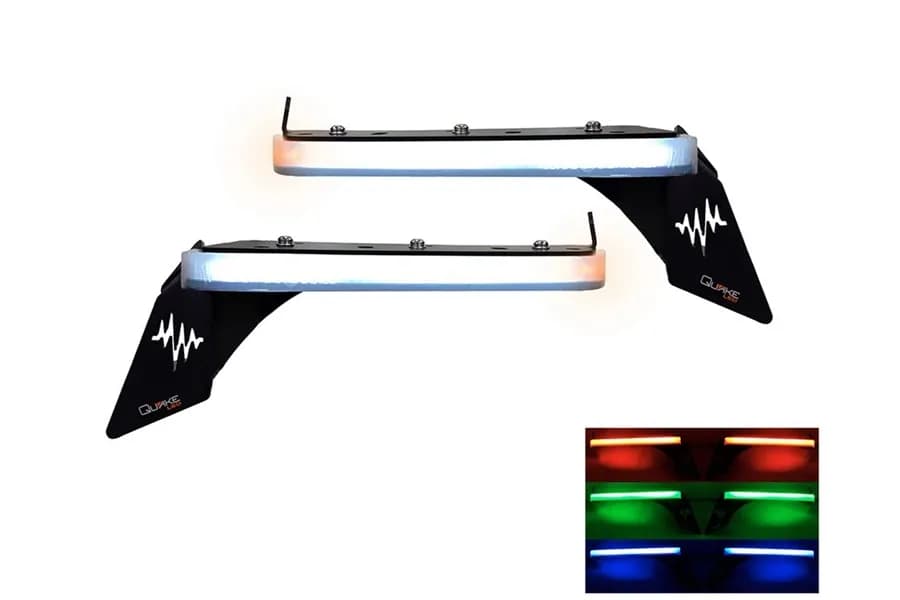 18c Wrangler/20c Gladiator Rubicon/Mojave RGB Slim DRL Fender Chop Kit Model# Qte1179