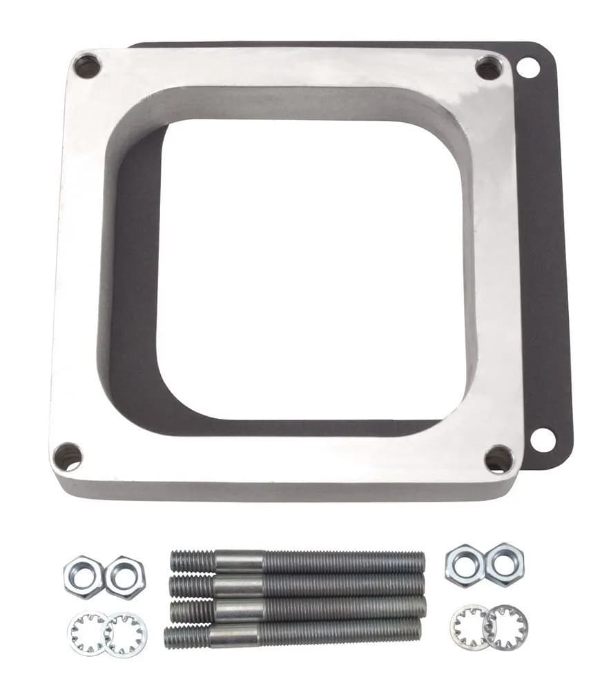 Edelbrock 8717 Carburetor Spacer #8717 Open Center 1in Thick For Holley 4500 Series