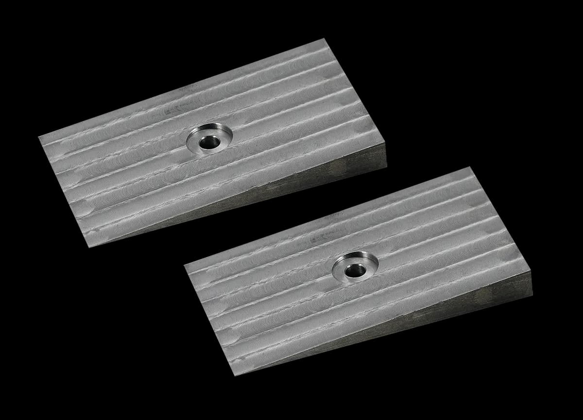 Machined Steel Shims for 2" Wide Leaf Springs (6 Degrees)