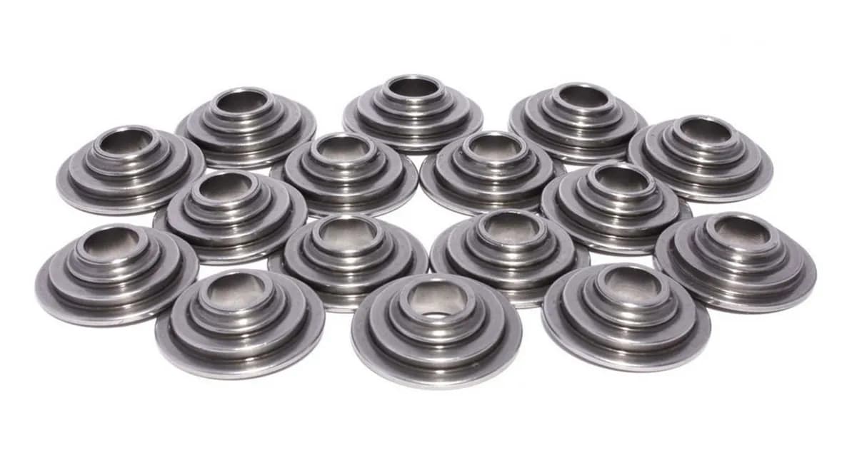 7 Tool Steel Retainer Set of 16, 8mm Valve, Spring w/ 1.250 O.D