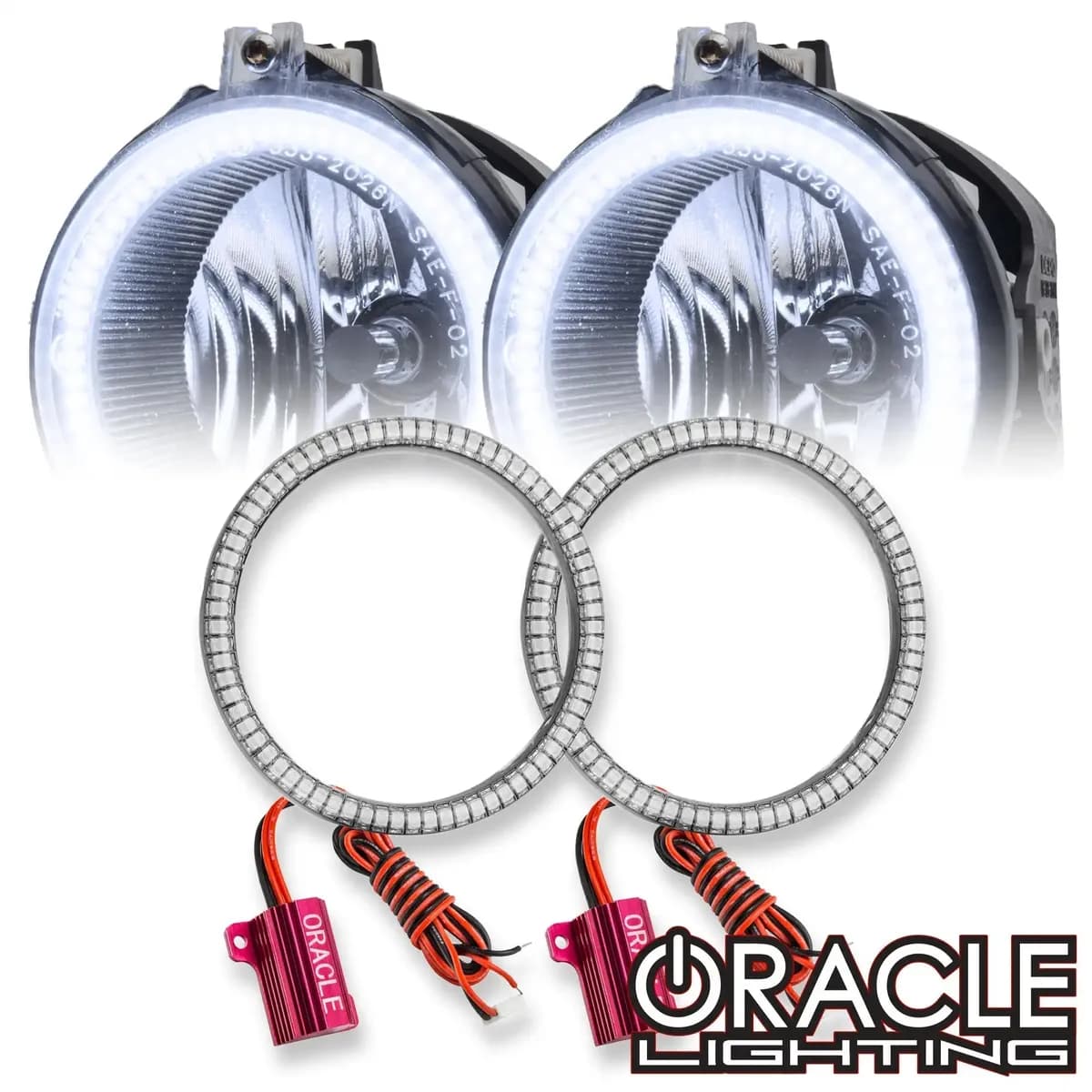 ORACLE Lighting 2005-2014 Dodge Charger Surface Mount LED Fog Light Halo Kit