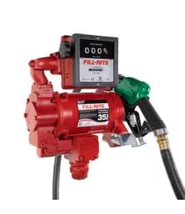 115/230v AC 35 Gpm Fuel Transfer Pump With Meter & Nozzle Diesel Only