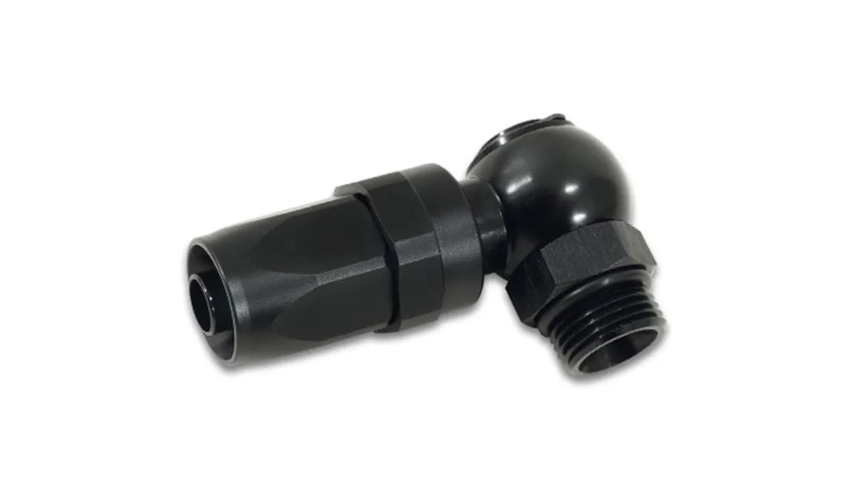 Vibrant Performance - 24432 - Banjo Hose End Fitting Assembly, Hose Size: -12 AN; Bolt Size: -12 ORB