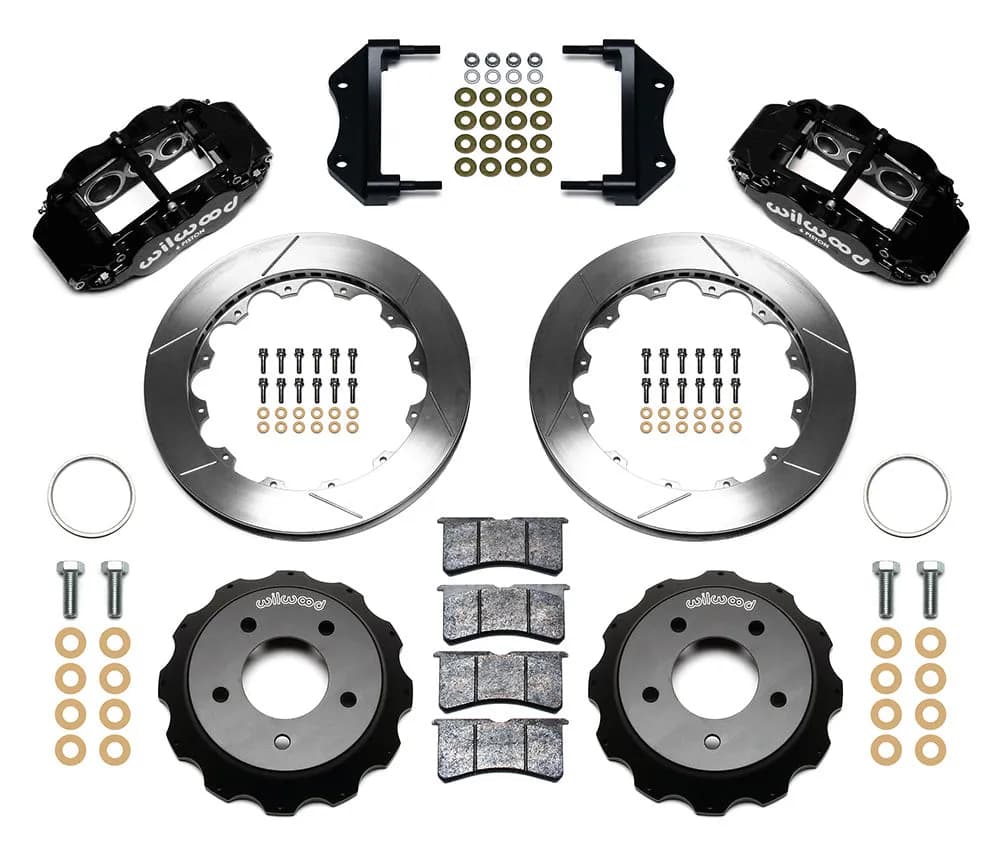 1985 - 1987 Chevrolet Forged Narrow Superlite 6R Big Brake Front Brake Kit (Hat) - 140-11918