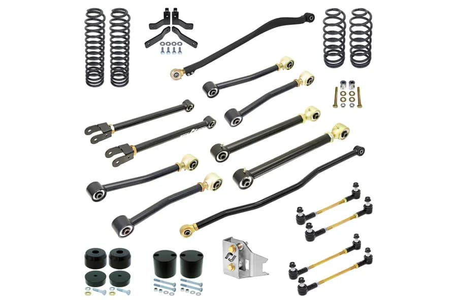Pro Edition Johnny Joint Suspension System for JK Wrangler (2-door) 4 Inch lift RockJock 4X4