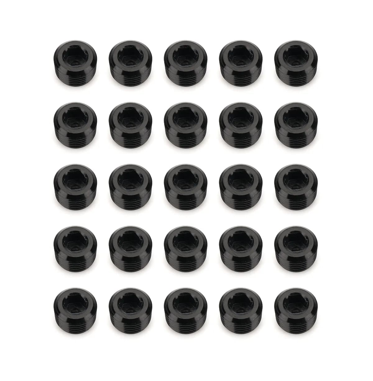 02 (1/8inch) Npt Socket Head Pipe Plugblack25pcs
