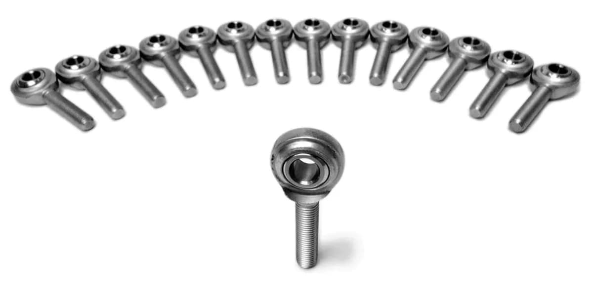 Steinjäger Metric Male Rod Ends Stainless 304 Housing, PTFE Race M20 x 1.50 RH 15 Pack