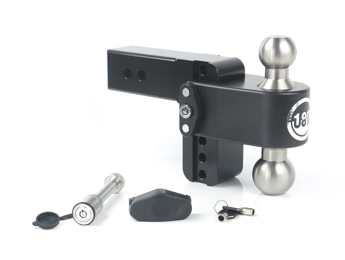 Cerakote 180 Hitch Stainless Steel 4in Drop Hitch With 2.5in Shank (10k/18.5k Grwr) With Ws05