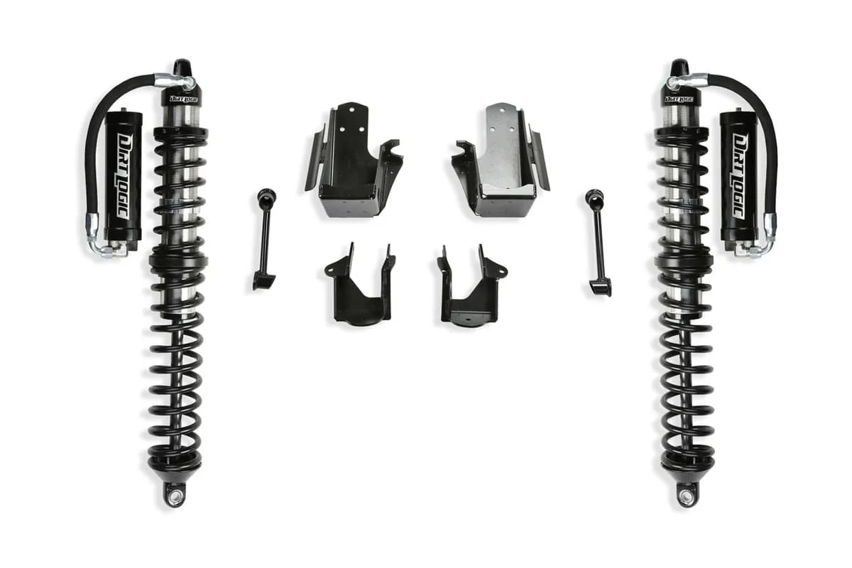 Coilover Conversion; 5 In. Lift; w/Front Dirt Logic 2.5 Resi Coilovers;
