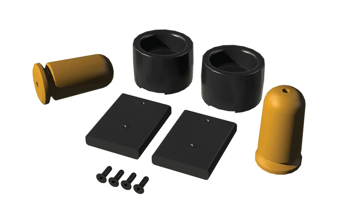 Bumpstop Kit JK Rear Pair 2.5in Lift Extended Microcellular Foam With Extended A