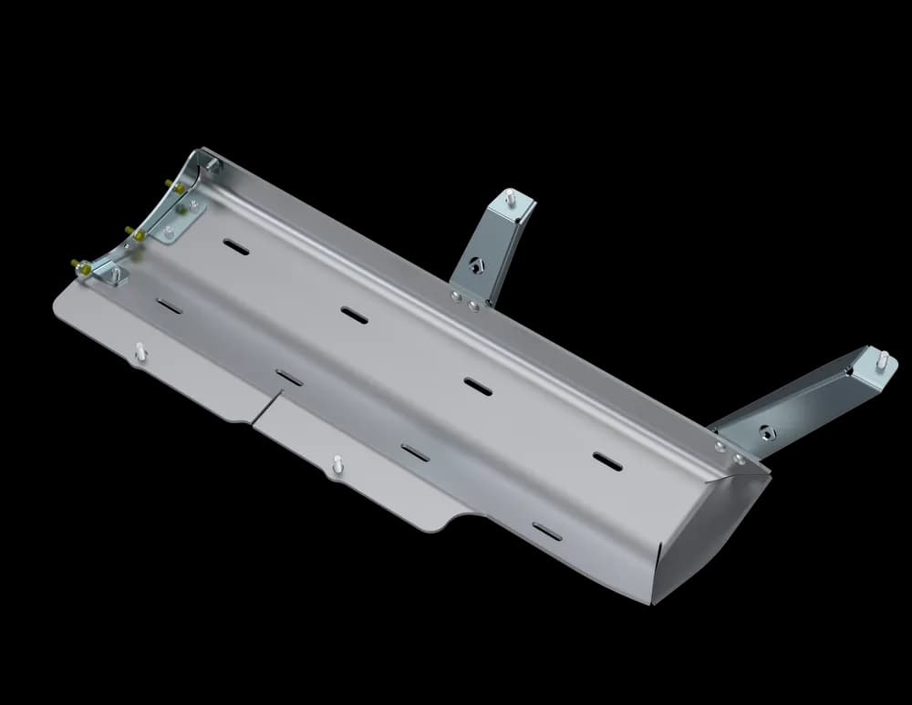 21c Wrangler Unlimited 3.6/2.0l 392 Hemi Exhaust Skid Aluminum