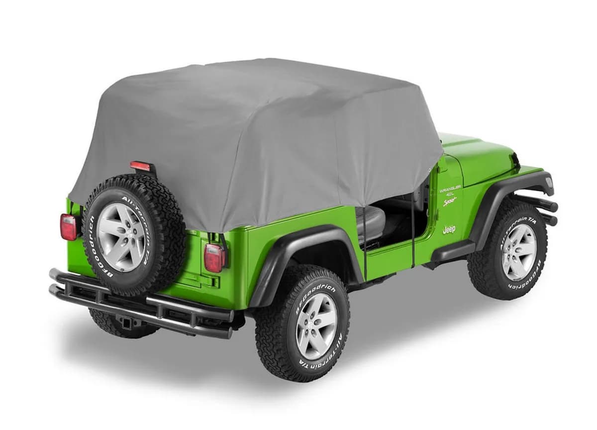 All Weather Trail Cover - Jeep '97-06 Wrangler TJ Exc. Unlimited (Charcoal / Gray)