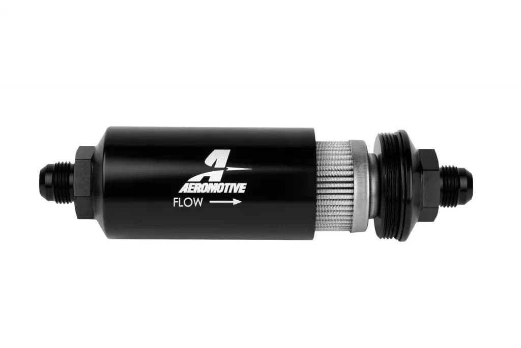 Filter Inline 100m Stainless Mesh Element An08 Male Brightdip Black 2in