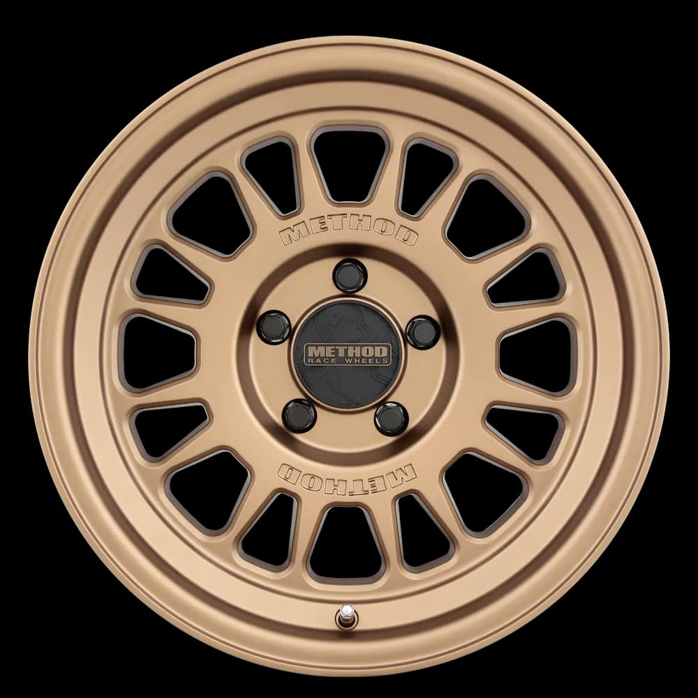 Aluminum Wheels 18x8.5 MR318 Bolt Pattern 5 On 150 Offset 40 Lip Size 1.22 Method Bronze BZ Method