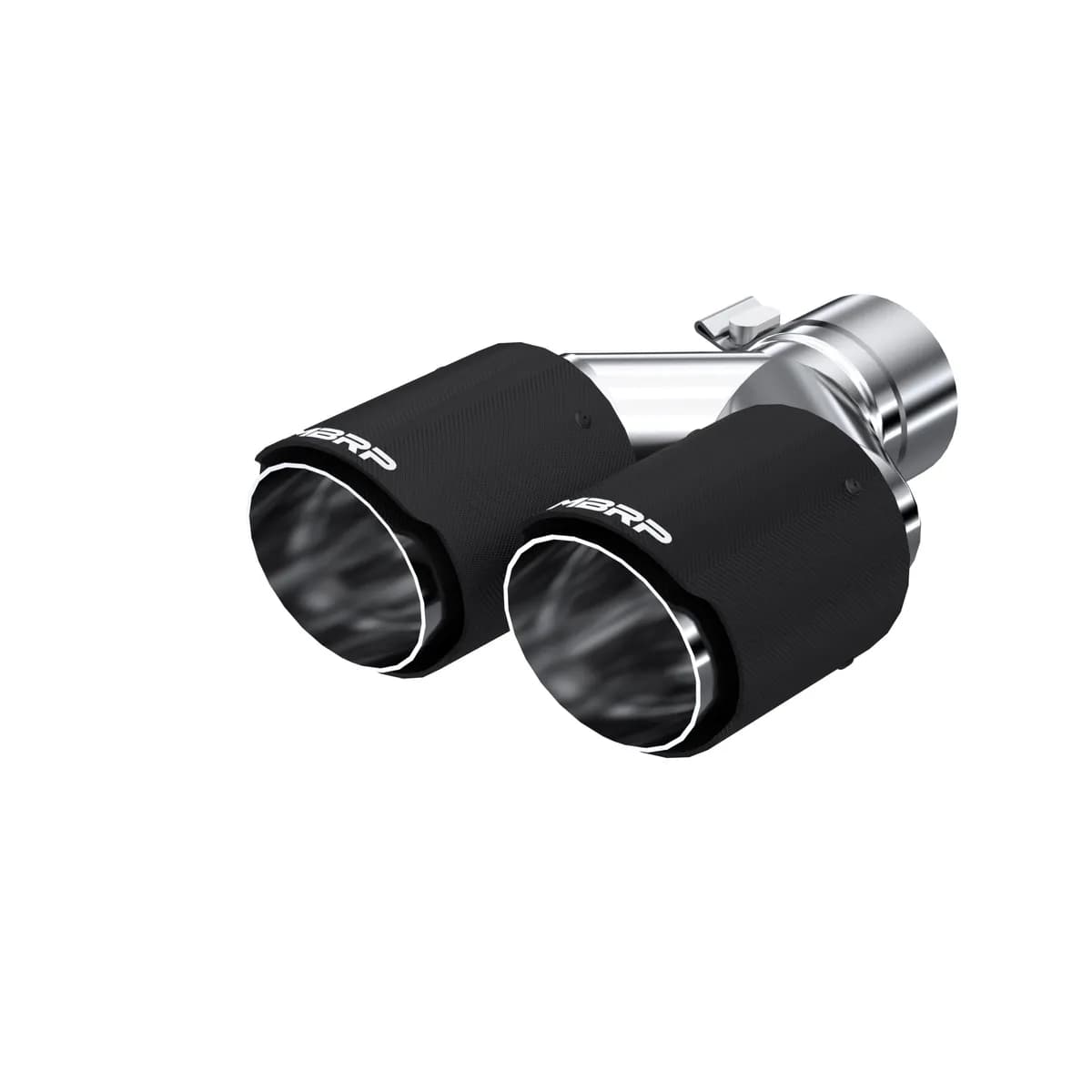 Carbon Fiber Exhaust Tip; 2.5 in. Inlet Diameter; Carbon Fiber; Dual 3.5 in. Outlet Diameter. Out Dual Wall;