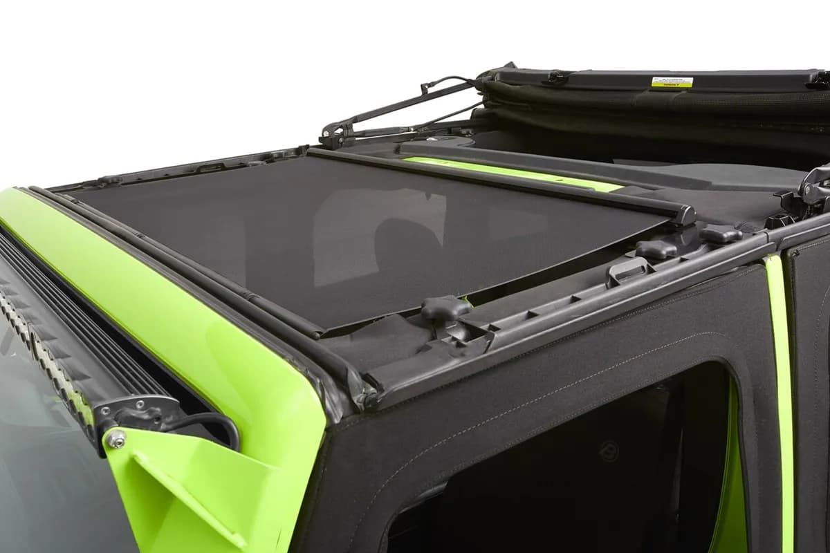 The SunScreen For Jeep '07-18 Wrangler JK (For Sunrider for Hardtop) Mesh Bestop