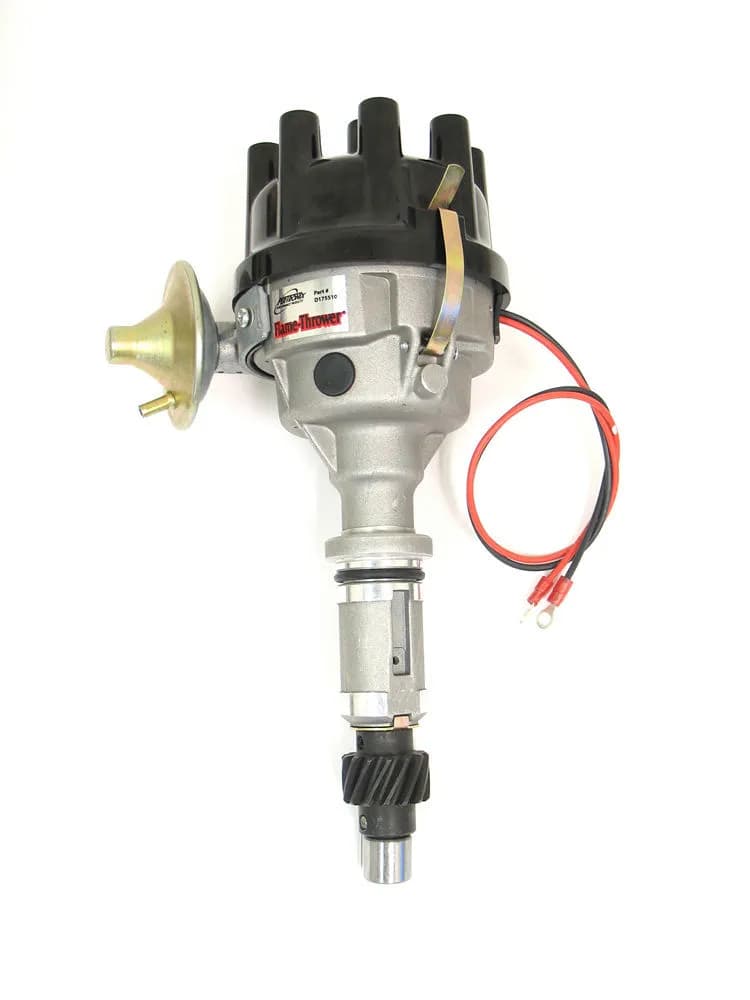 PerTronix Stock Look Distributor for Rover V8 Engines - Ignitor - Vacuum / Mechanical Advance / 12V Negative Cap - D175510