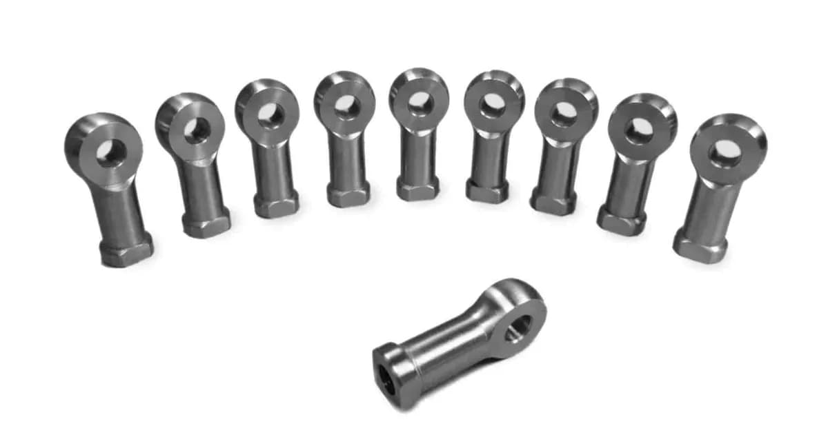 Female Chrome Moly 3/8-24 RH 0.375 Bore 10 Pack