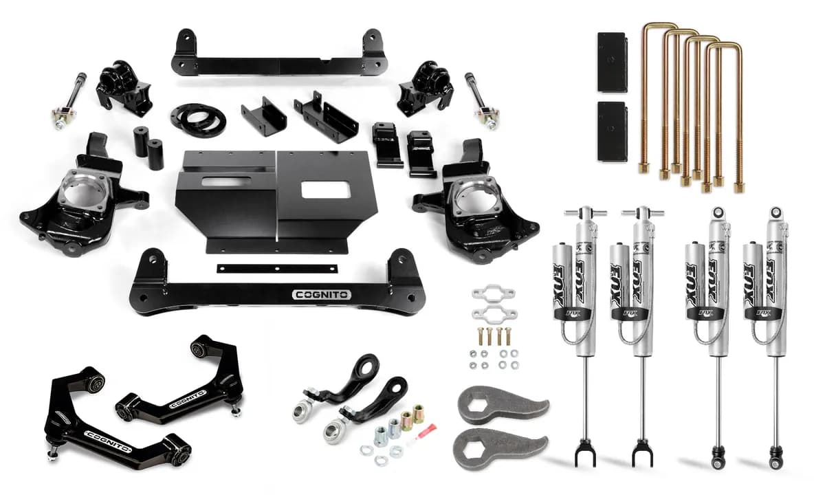 Cognito 6-Inch Performance Lift Kit with Fox PSRR 2.0 Shocks for 11-19 Silverado Sierra 2500 3500 2WD 4WD