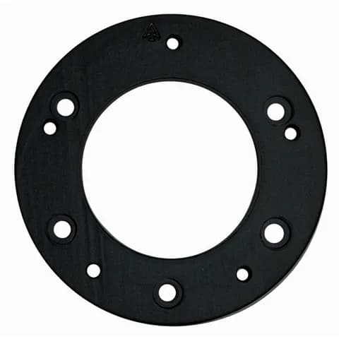 Steering Wheel Adapter Plate; To Install Grant Wheel On 6-Hole Momo Brand Installation Kit; Black Finish;