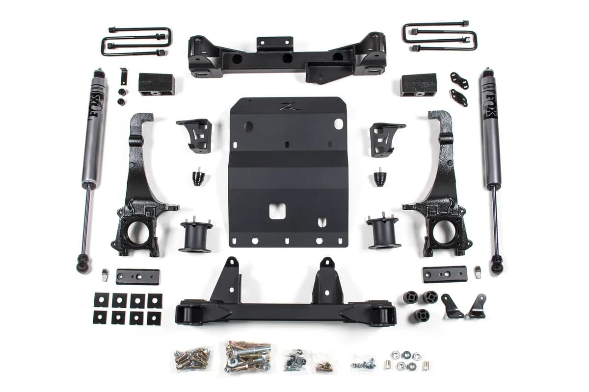 2016-2023 Toyota Tacoma 4 Suspension Lift Kit - Front Strut Spacer Rear Block - Fox 2.0 Adventure Series Shocks