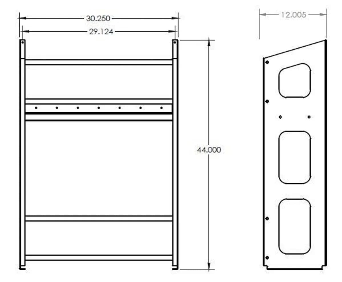 Jug Rack 6 Position Black