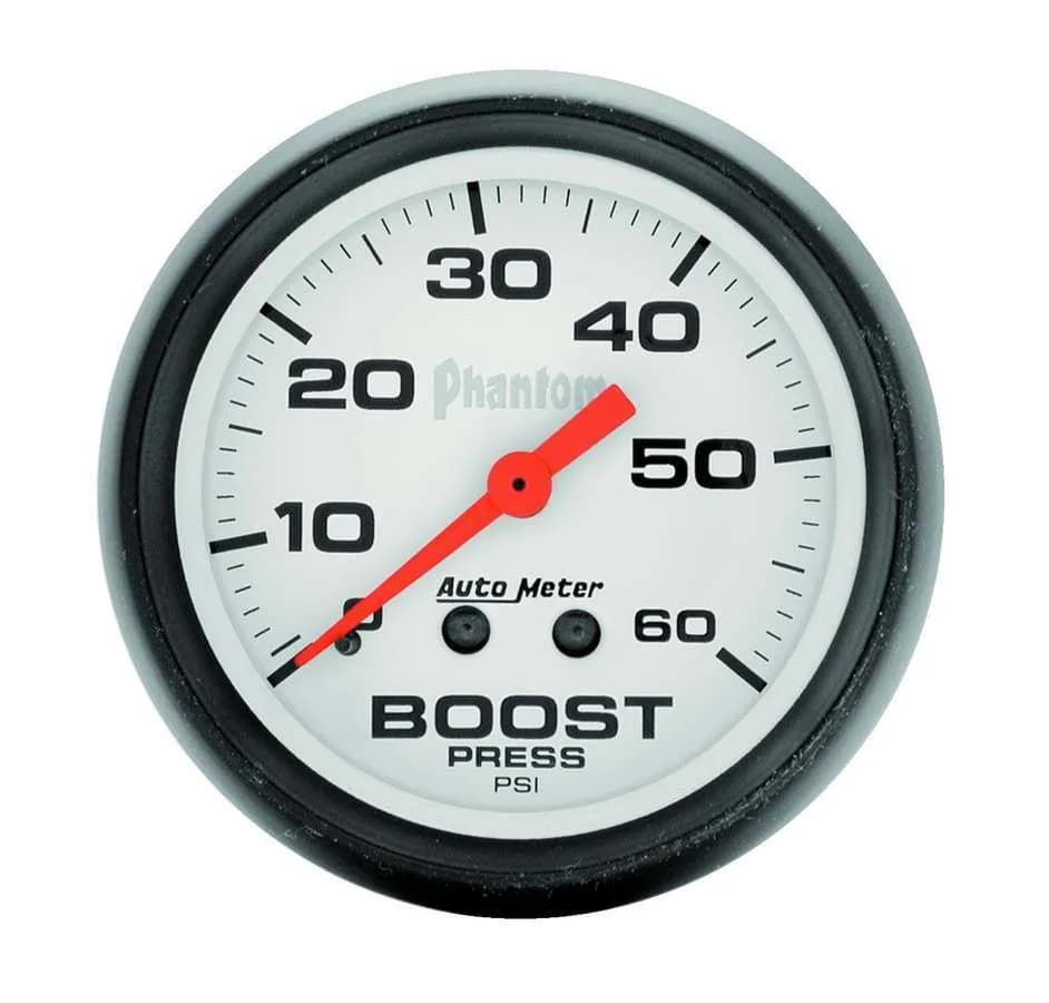Gauge, Boost, 2 1/16", 60psi, Mechanical, Phantom
