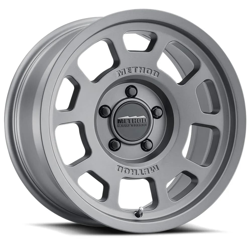 Aluminum Wheels 18x9 Bead Grip MR705 Bolt Pattern 5 On 150 Offset 25 Lip Size 1.22 Titanium SL Method