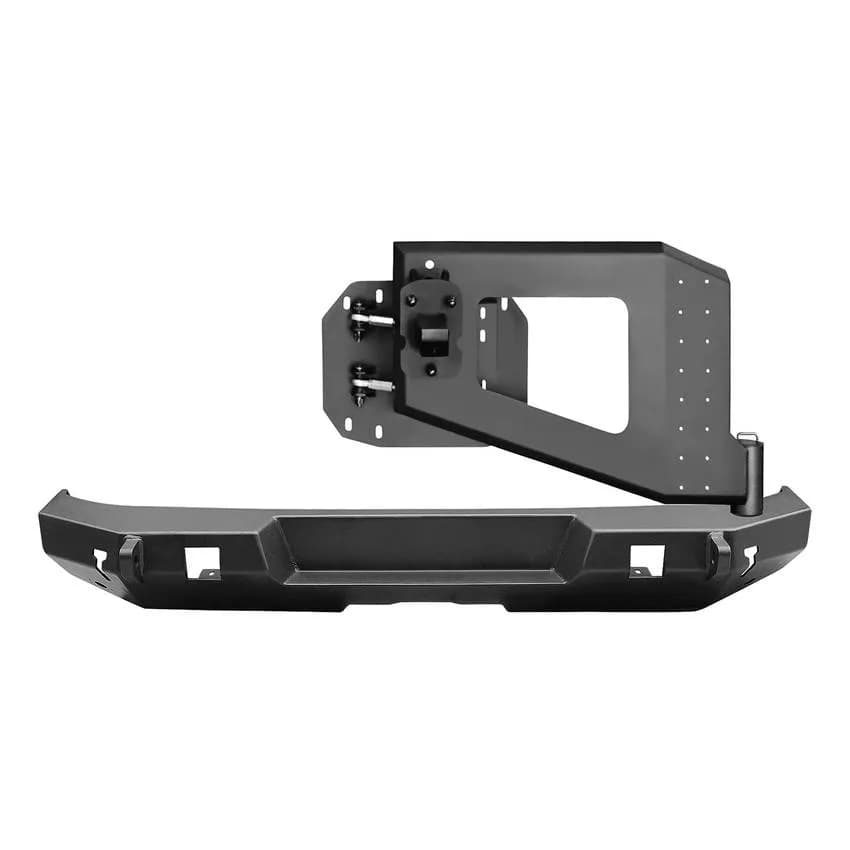 WJ2 Rear Bumper wTire Carrier Textured Black Wrangler JL 2018-2019