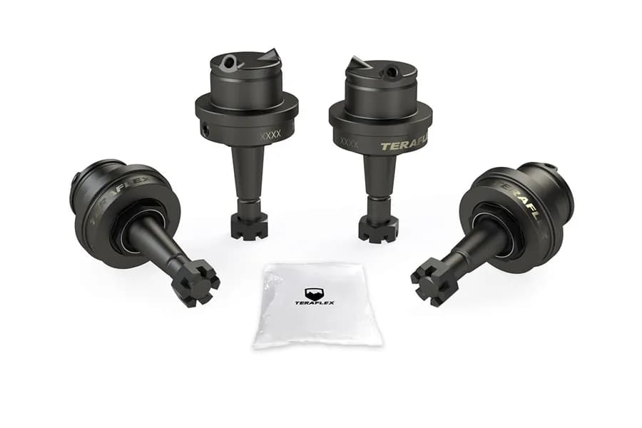 TeraFlex HD Ball Joint Kit w/out Knurl - 2 Upper and 2 Lower - JT/JL w/ D30 or D44