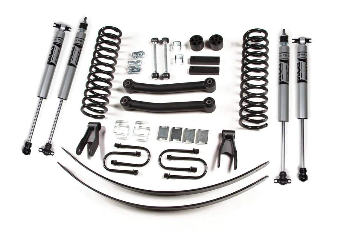 84-01 Jeep Cherokee XJ 4.5 Inch Coil Spring Lift Kit With Chrysler Axle With Nitro Shocks Zone Offroad