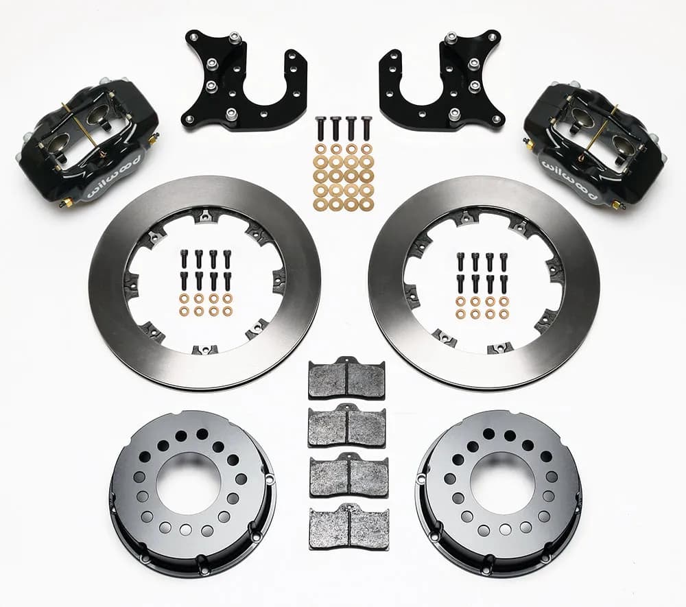 Wilwood FDLI PS Rear Kit Red Mopar-Dana 2.72in Offset