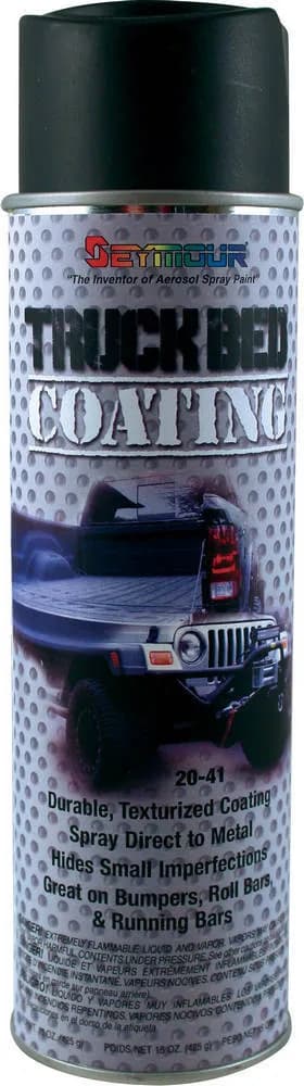 Seymour Paint Truck Bed Liner Coating Spray, 15oz - Black