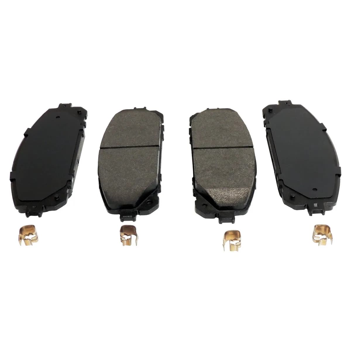 Front Brake Pad Set For 1619 Jeep KL Cherokee w/ Dual Piston Brake Calipers