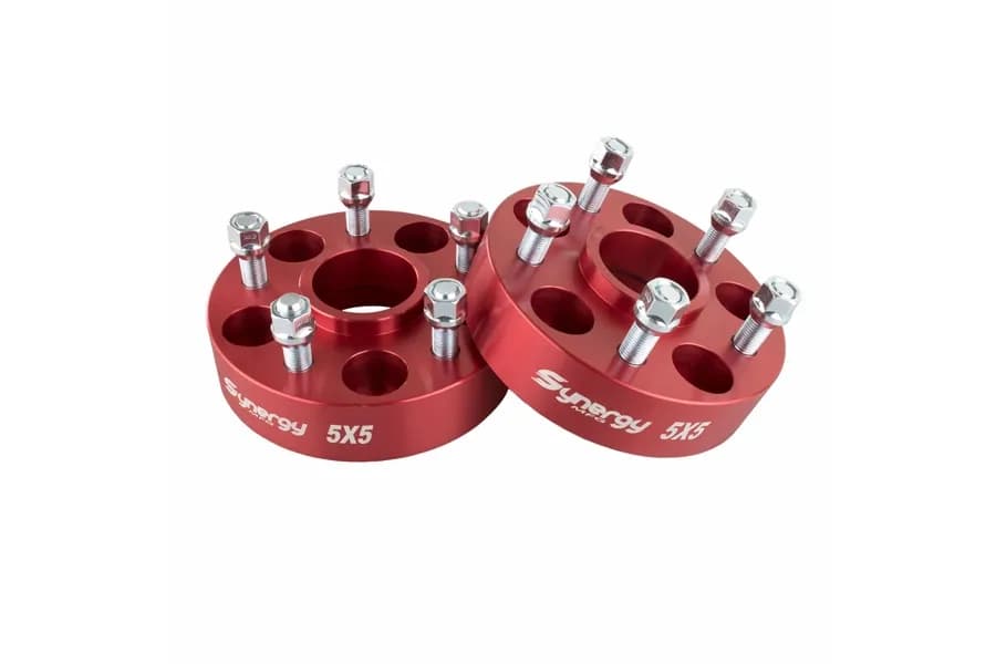 Jeep JL Hub Centric Wheel Spacers 5X5-1-3/4 Inch Width M14 x 1.50 Stud Size Wrangler JL Synergy MFG
