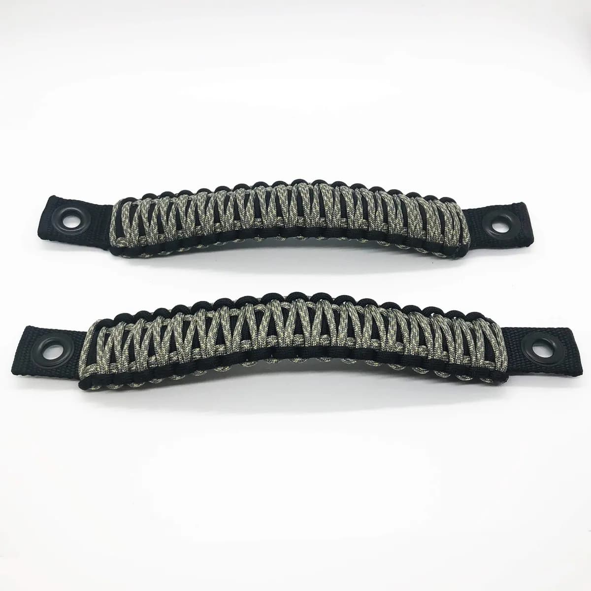 TJ Door Handles, Paracord Jeep® Grab Handles for Jeep Wrangler TJ & LJ 97-06 - Interior Door Pull Handles 550 Paracord Grab Handles w/ Grommets (PAIR) | Bartact®