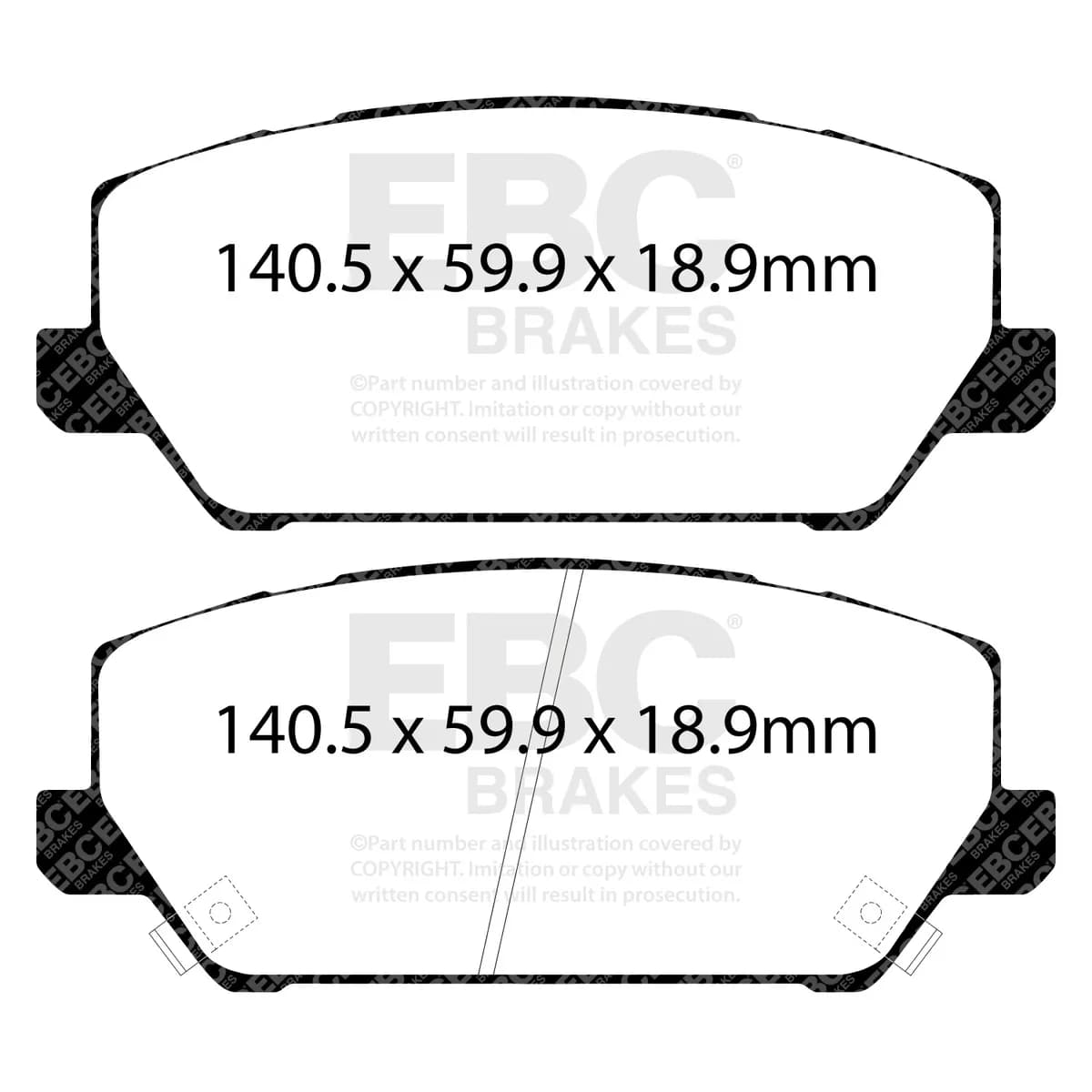 S2 Kits Greenstuff 2000 and USR Rotors; Front; FMSI Pad No. D2211; Vented; 5 Bolt Holes; 360mm Dia.; 30mm Thick;